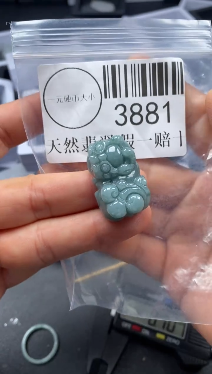 吊坠(不含链)未镶嵌翡翠3881