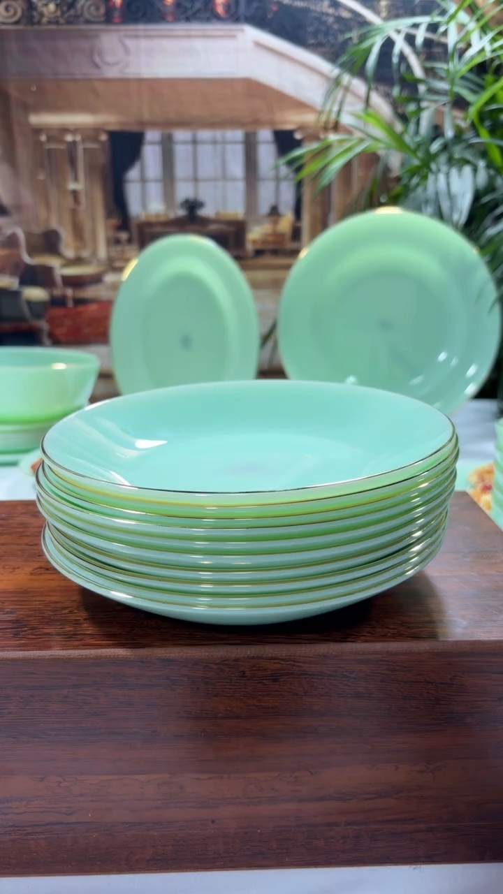 【闪购商品】...8英寸深盘10个  玉瓷【贝美】
