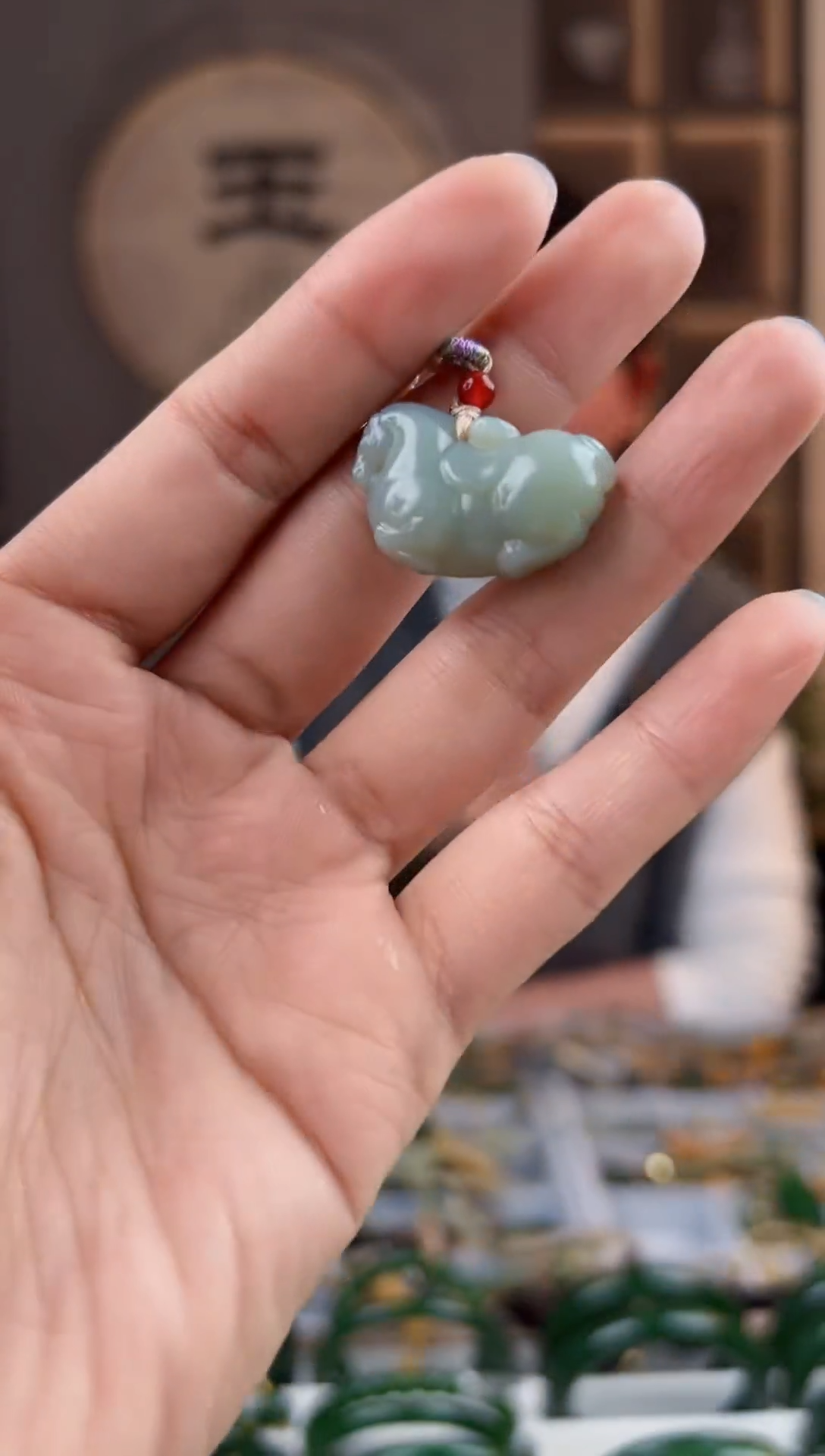 颈饰未镶嵌和田玉拍一发一，拍一发一