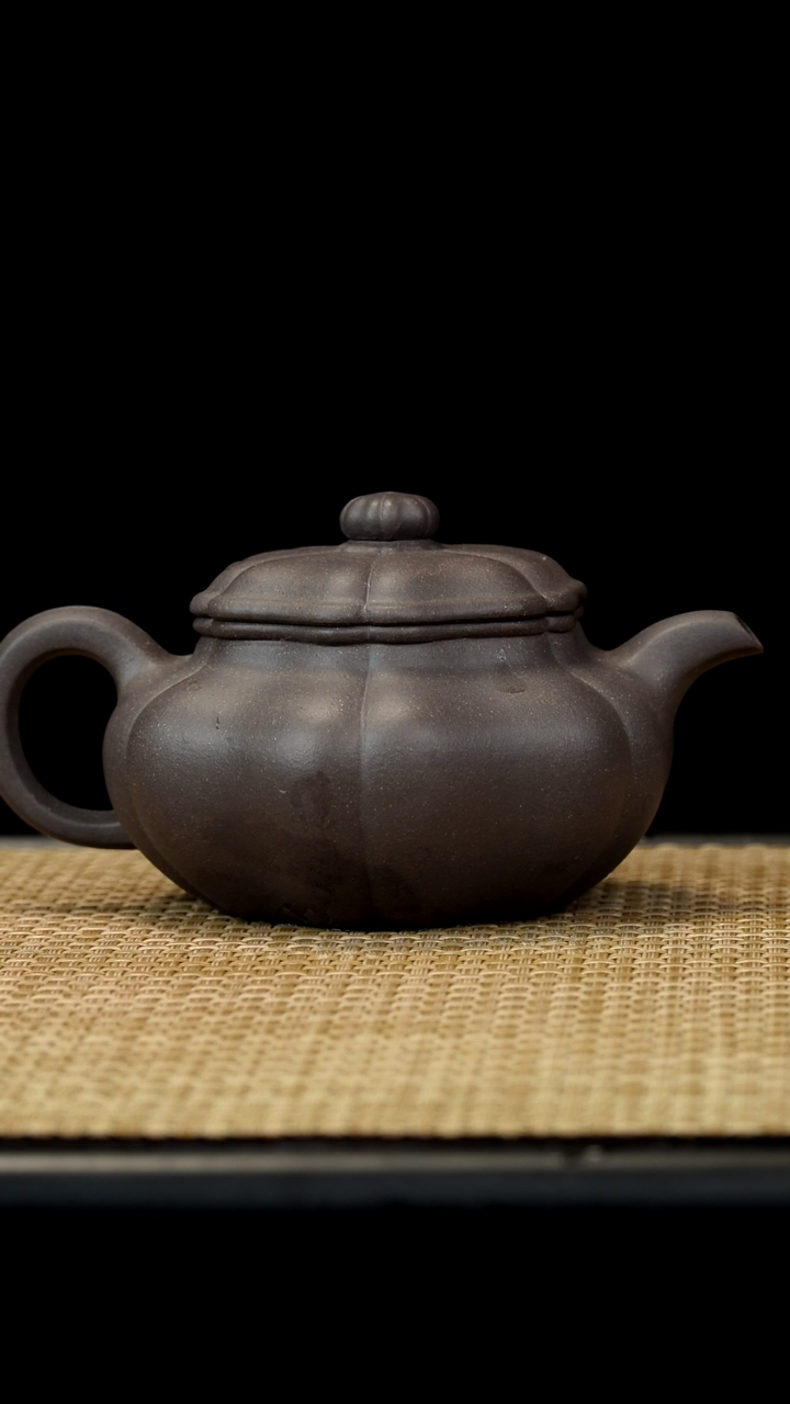 【闪购商品】紫砂茶壶天青筋纹葵仿微瑕