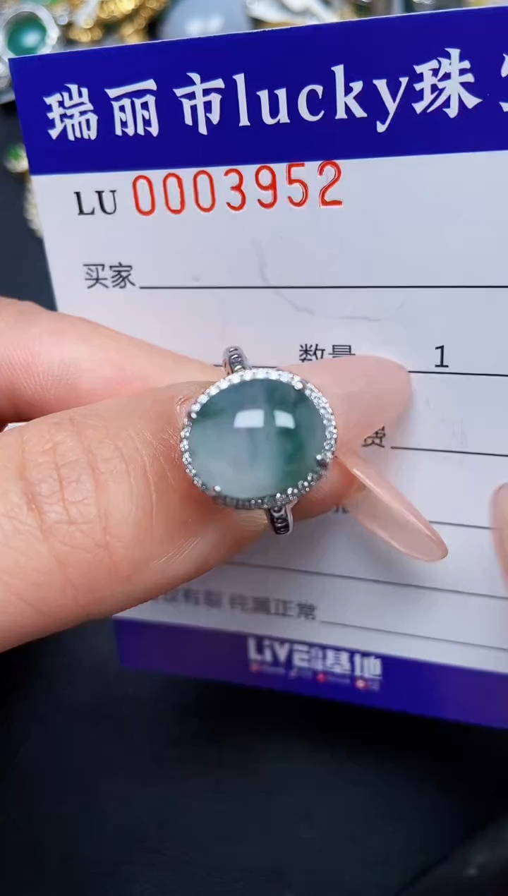 【闪购商品】翡翠颈饰银S925镶嵌3952