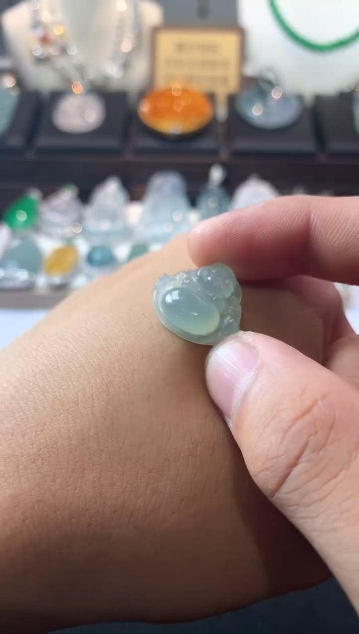 未镶嵌定制翡翠用****2 5025毛货不退不换