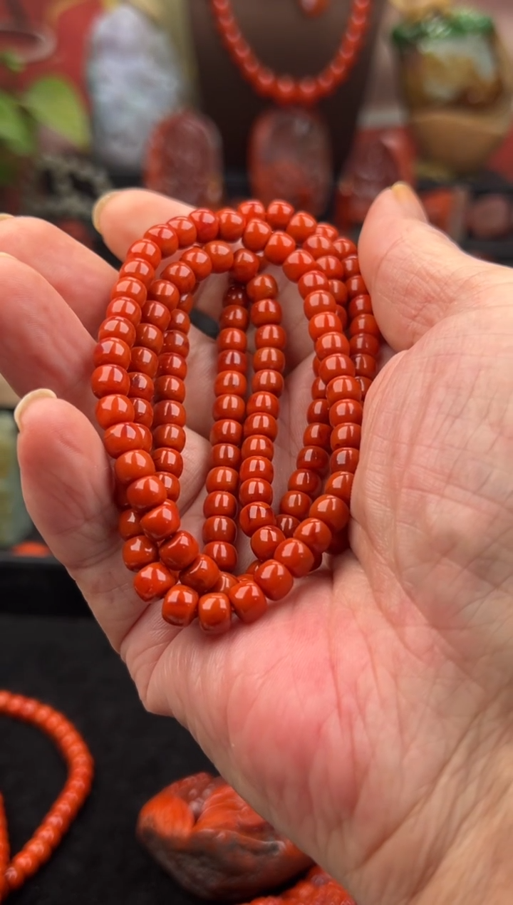 未镶嵌手链南红玛瑙霞手串