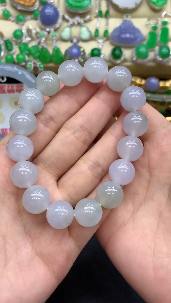 未镶嵌手串翡翠350-中国好珍宝