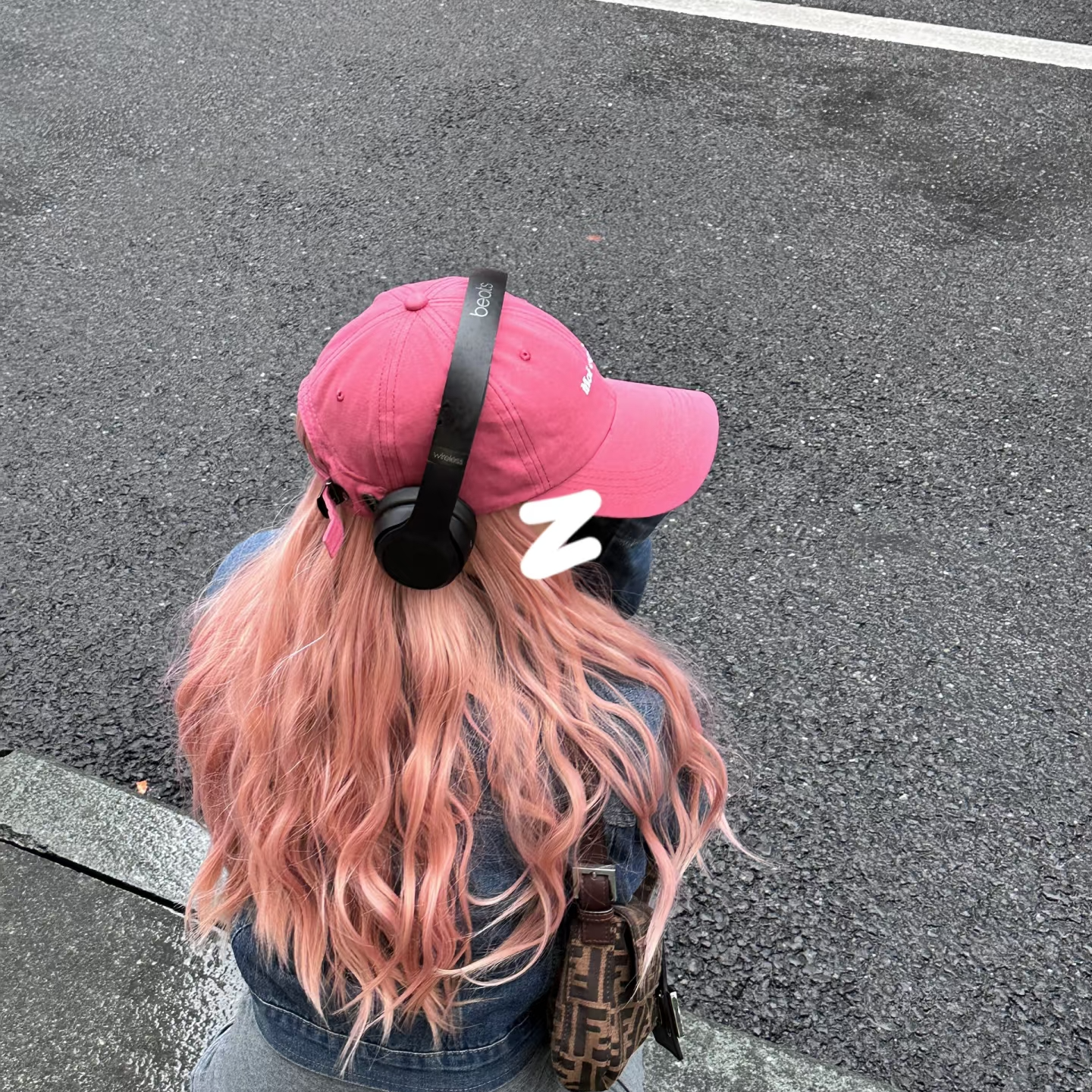 帽子假发女棒球帽一体时尚甜酷风百搭长卷发式整顶假发