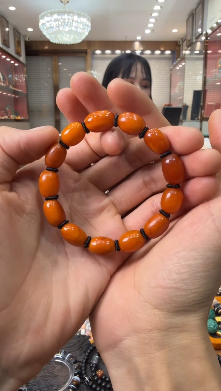 蜜蜡未镶嵌珠宝奇石蜜蜡手串