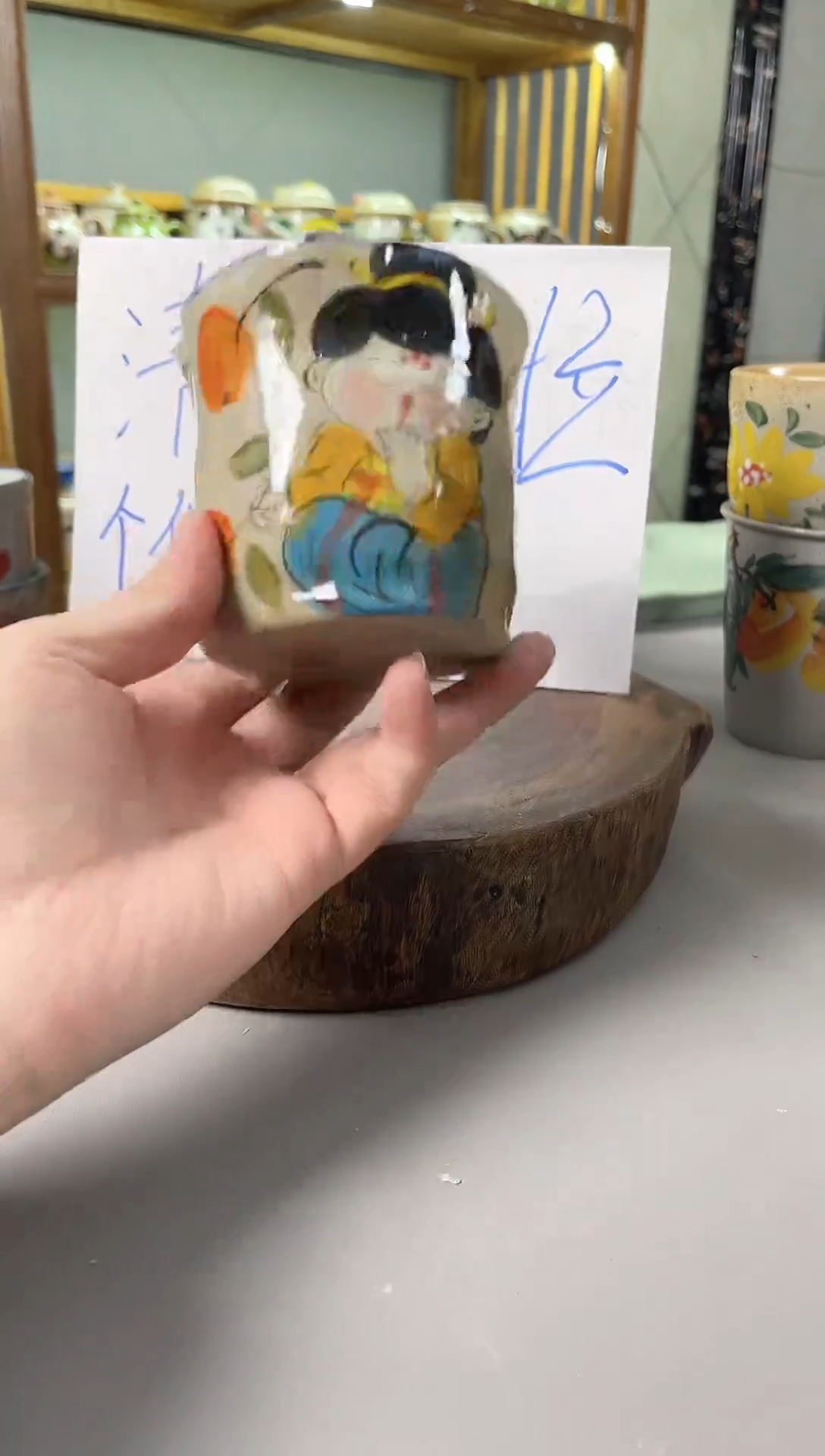 【闪购商品】瓷片景德镇手绘高温釉下彩