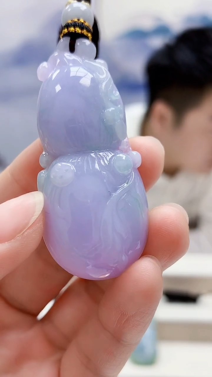 未镶嵌定制翡翠5028lr-毛货挂件24