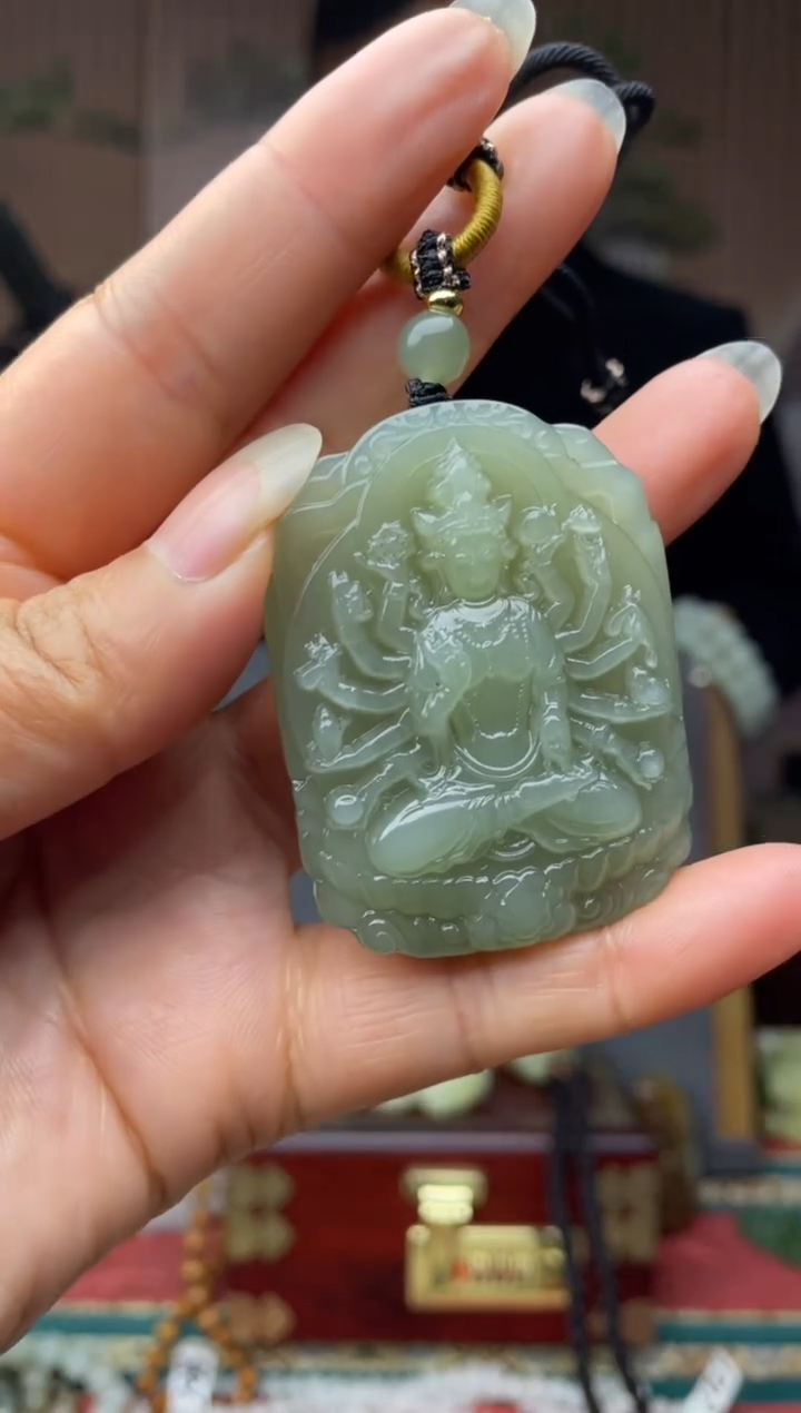 未镶嵌和田玉挂件拍一发一