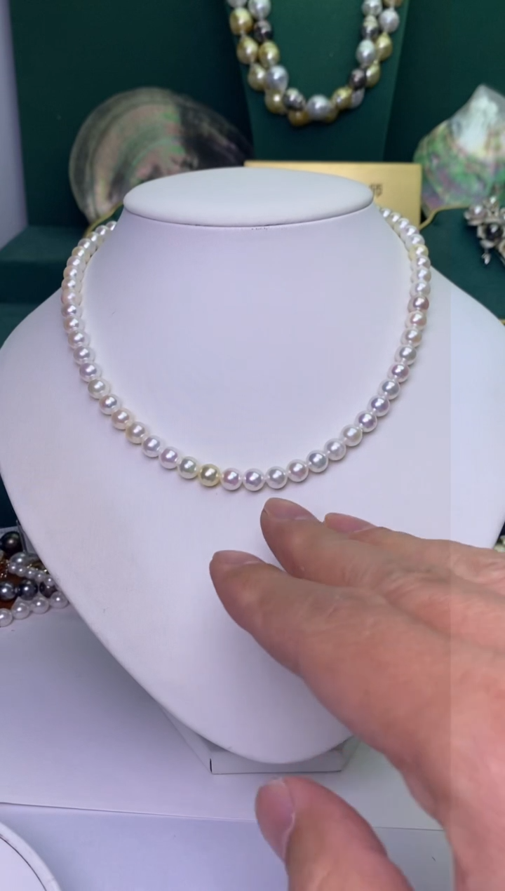 【闪购商品】海水珍珠颈饰未镶嵌6-7