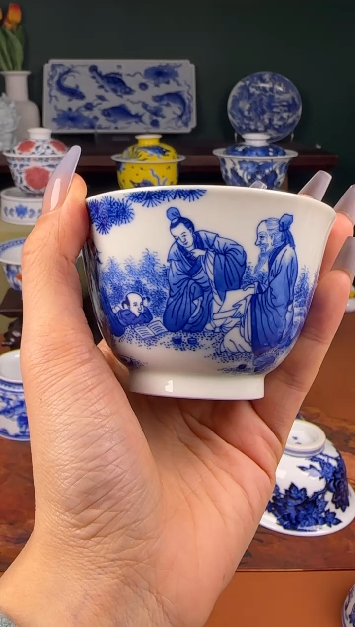 【闪购商品】杯洪印幕明。补差价 松竹梅 压手