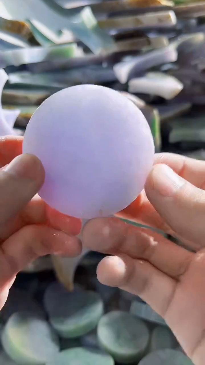 翡翠裸石缅甸翡翠A货文0290