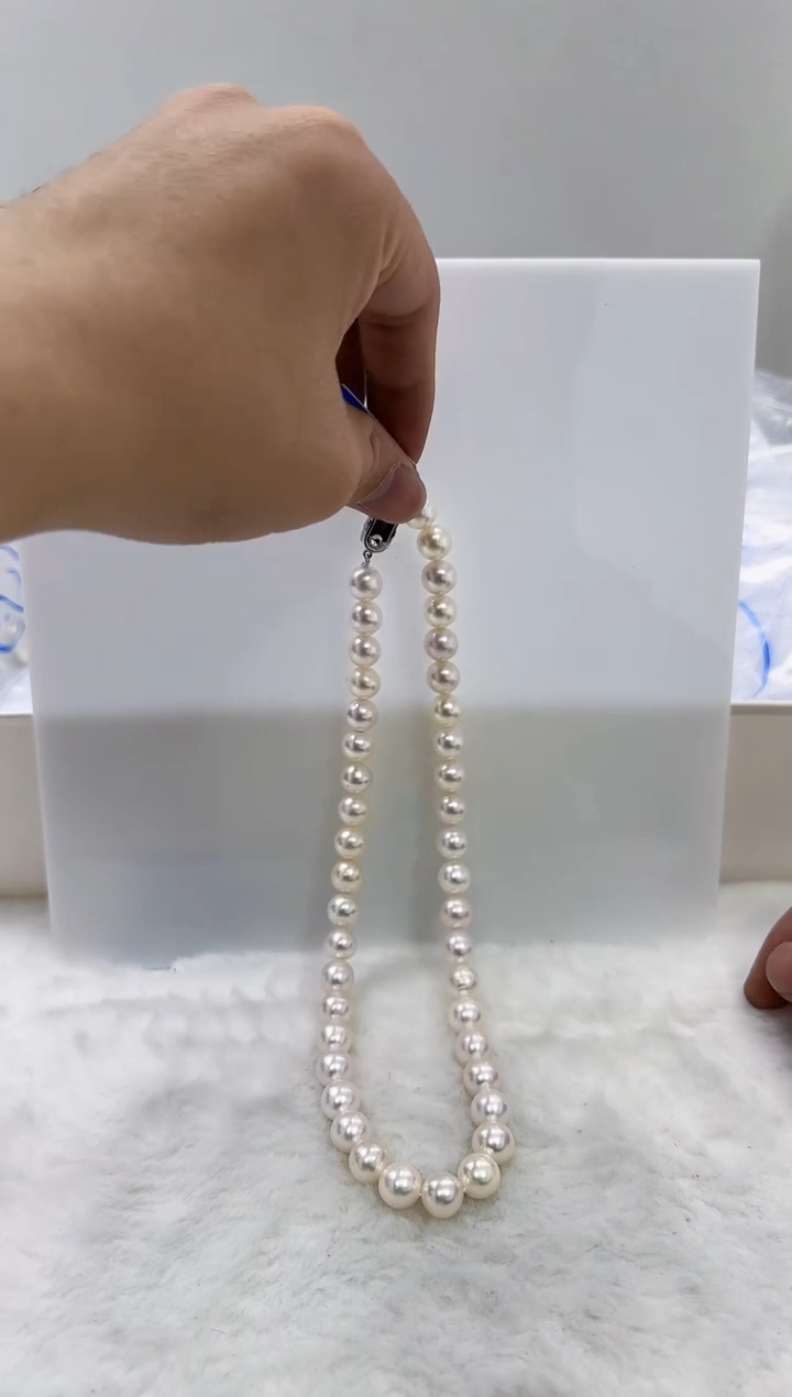【闪购商品】海水珍珠DA银S925镶嵌ss121 akoya串链9