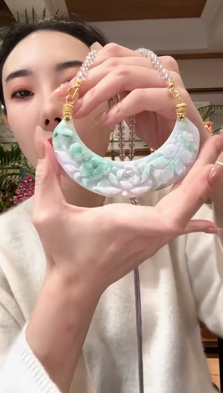 【闪购商品】翡翠颈饰未镶嵌国风
