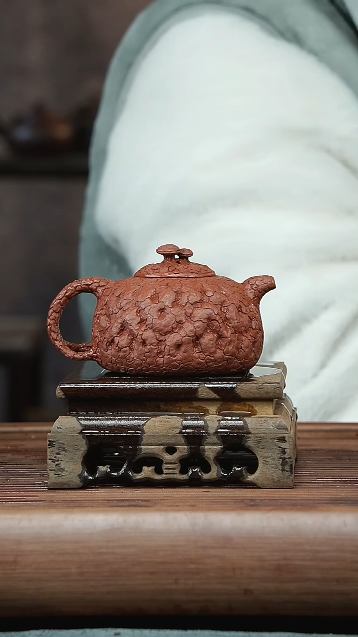 【闪购商品】紫砂茶壶钱程制 朱泥大红袍全手工制供春