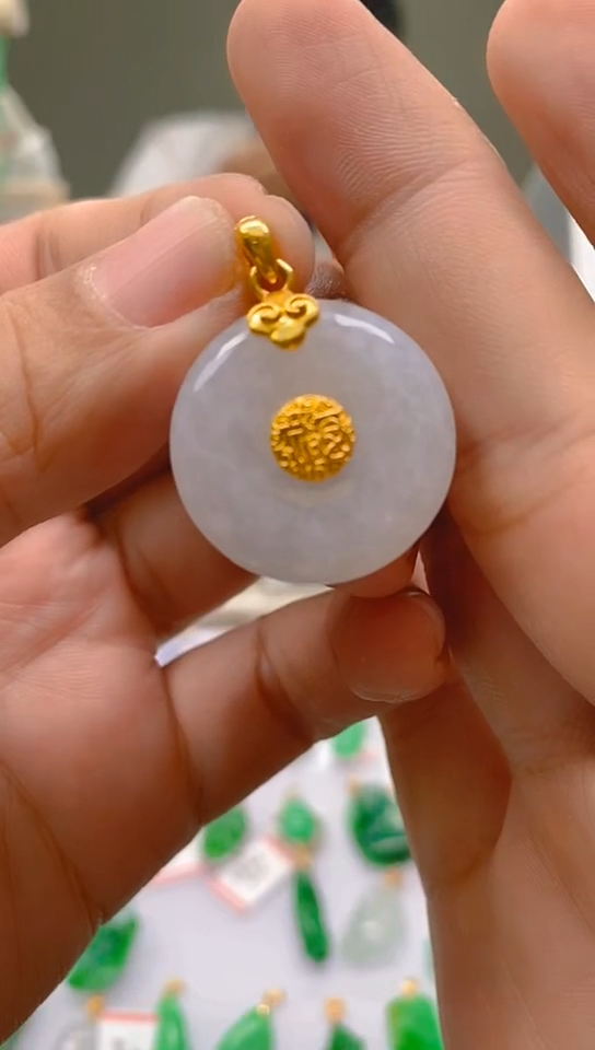【闪购商品】翡翠颈饰18K金镶嵌新号开播，全场乱卖