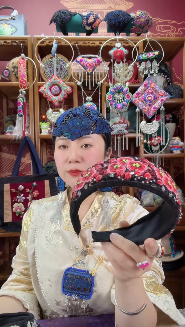 刺绣手上小发箍77甜甜家