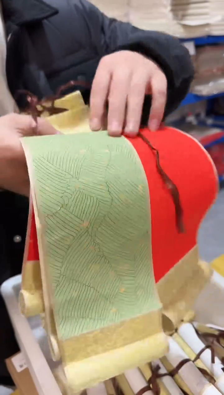 蜡染小挂轴10个装