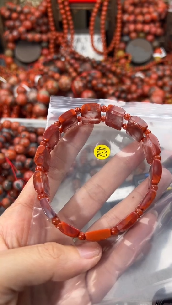 南红玛瑙未镶嵌手串16