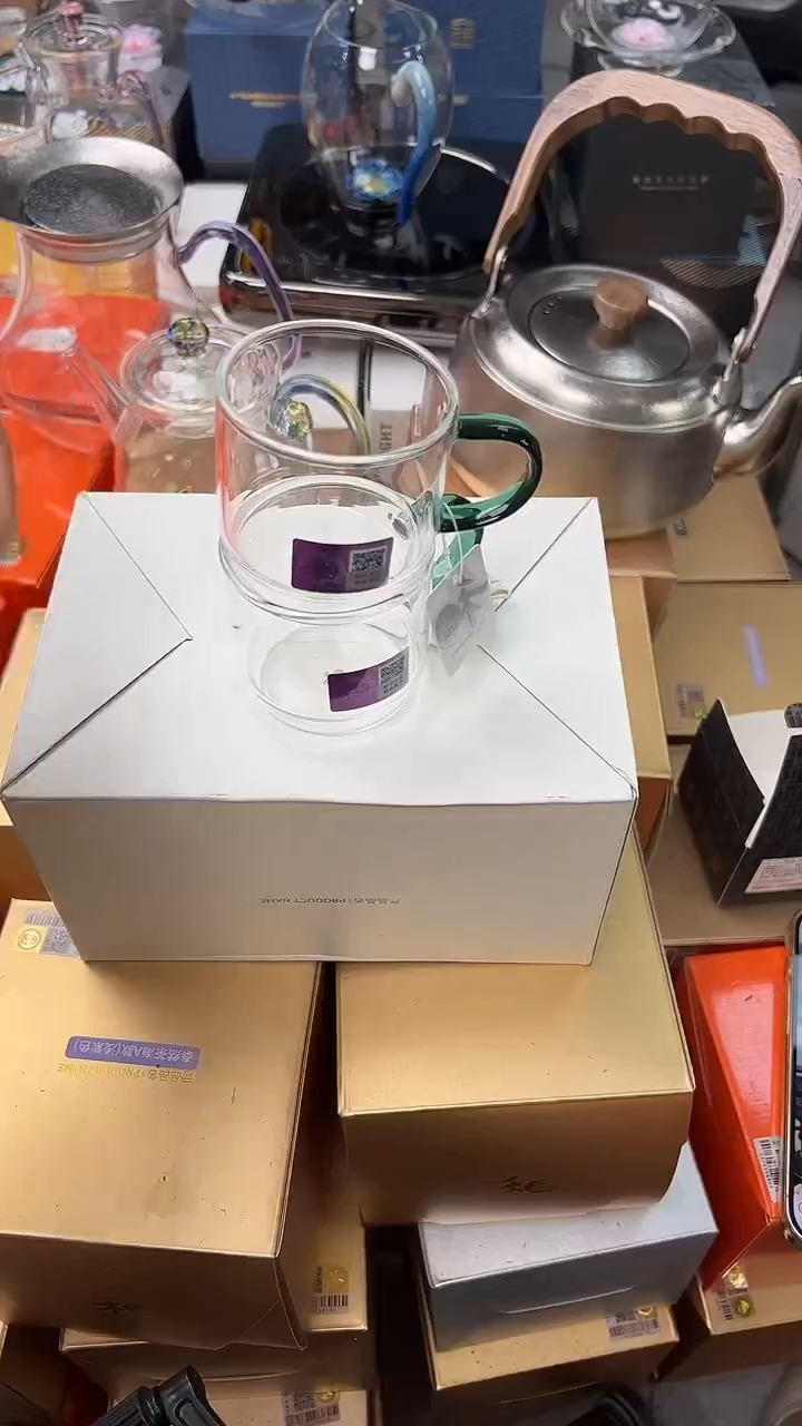 @@禾器晶彩逸杯墨绿色一对