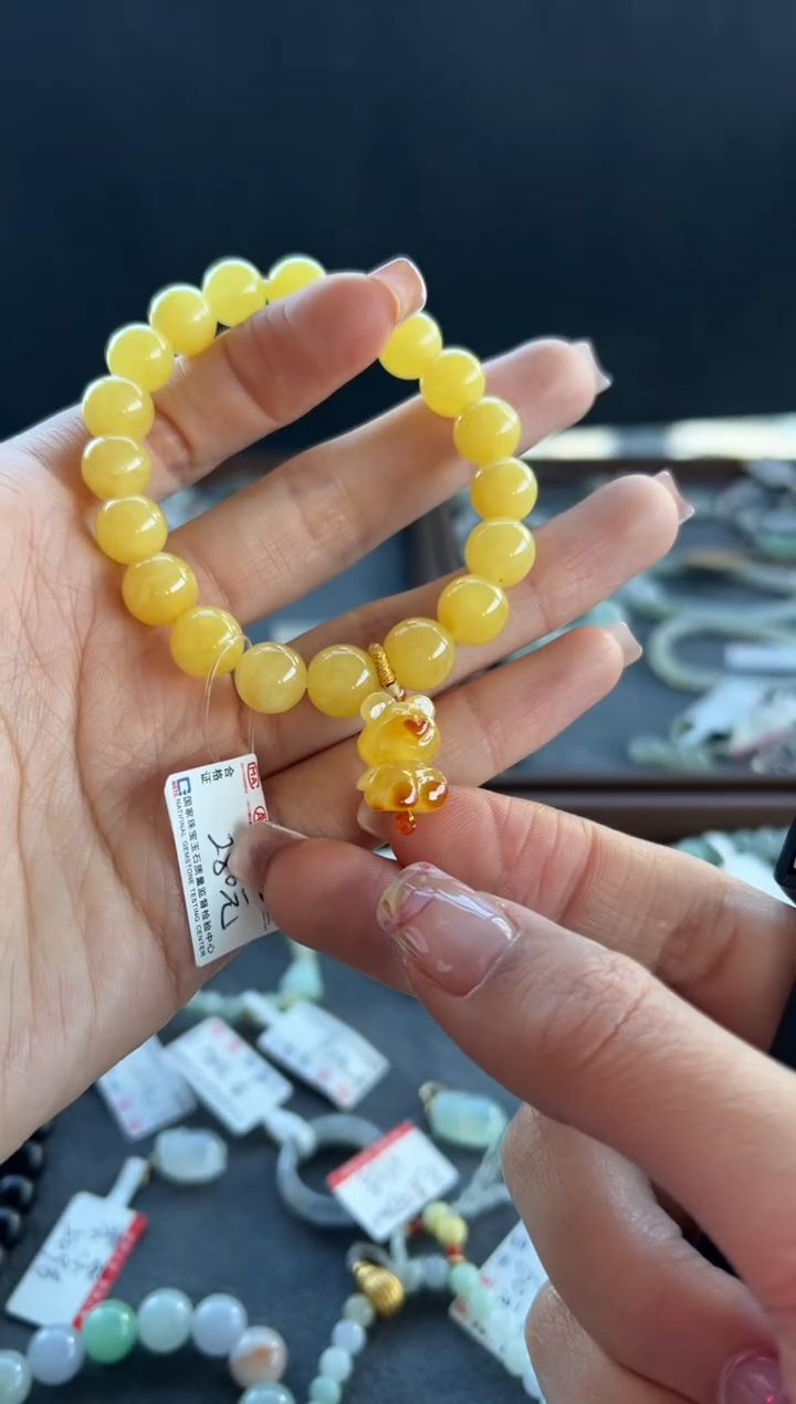 【闪购商品】蜜蜡手串未镶嵌368号