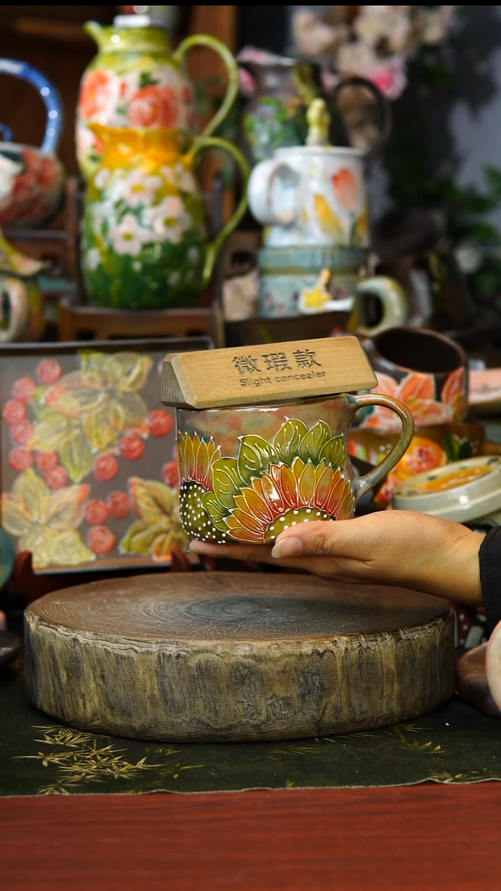 陶瓷136微瑕景德镇手工釉下彩陶瓷