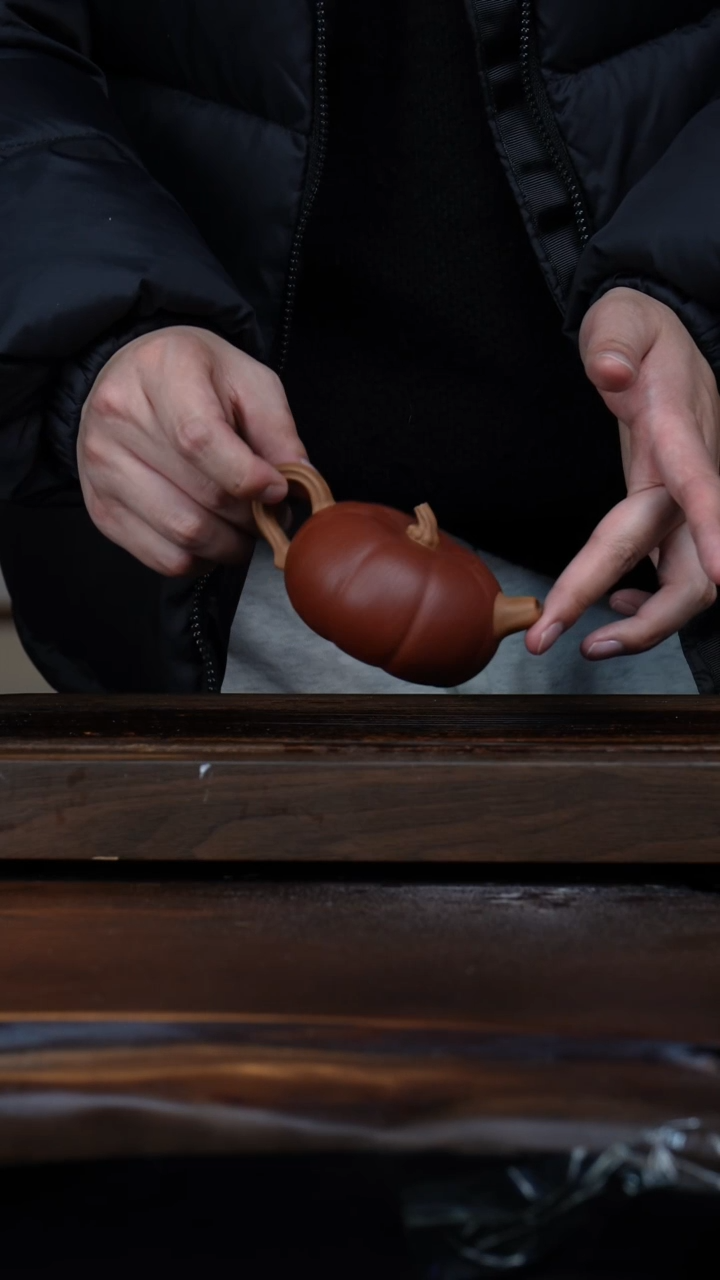 【闪购商品】紫砂茶壶自营全手南瓜