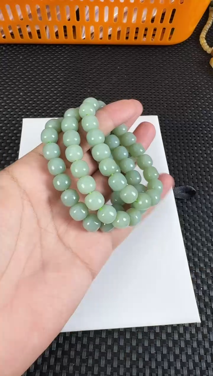 【闪购商品】和田玉手串未镶嵌约9*10MM且末多样性发一