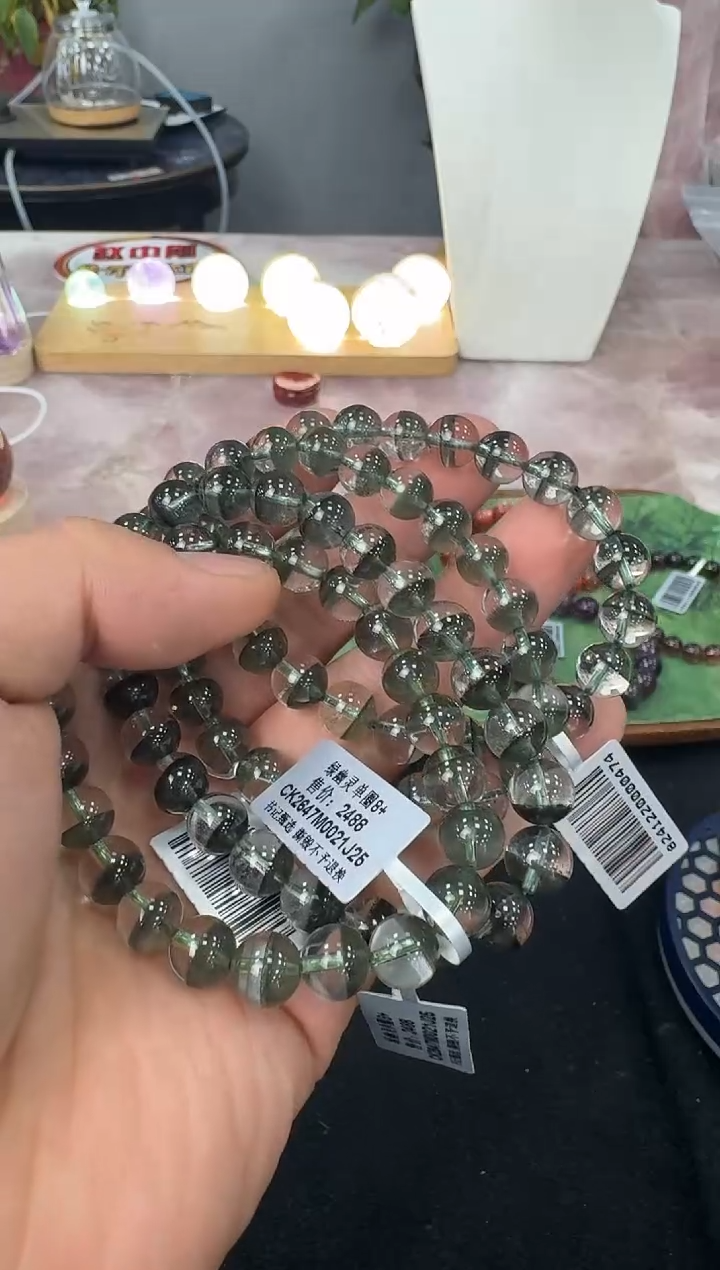 【闪购商品】水晶手链未镶嵌CK2647 约8mm多样性发一件