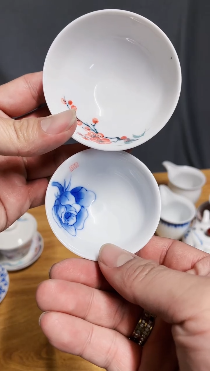 【闪购商品】【瓷心匠物】直播间福利手绘2个杯