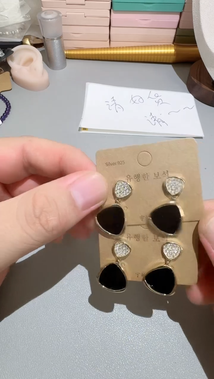 铜合金合成立方氧化锆925银B02