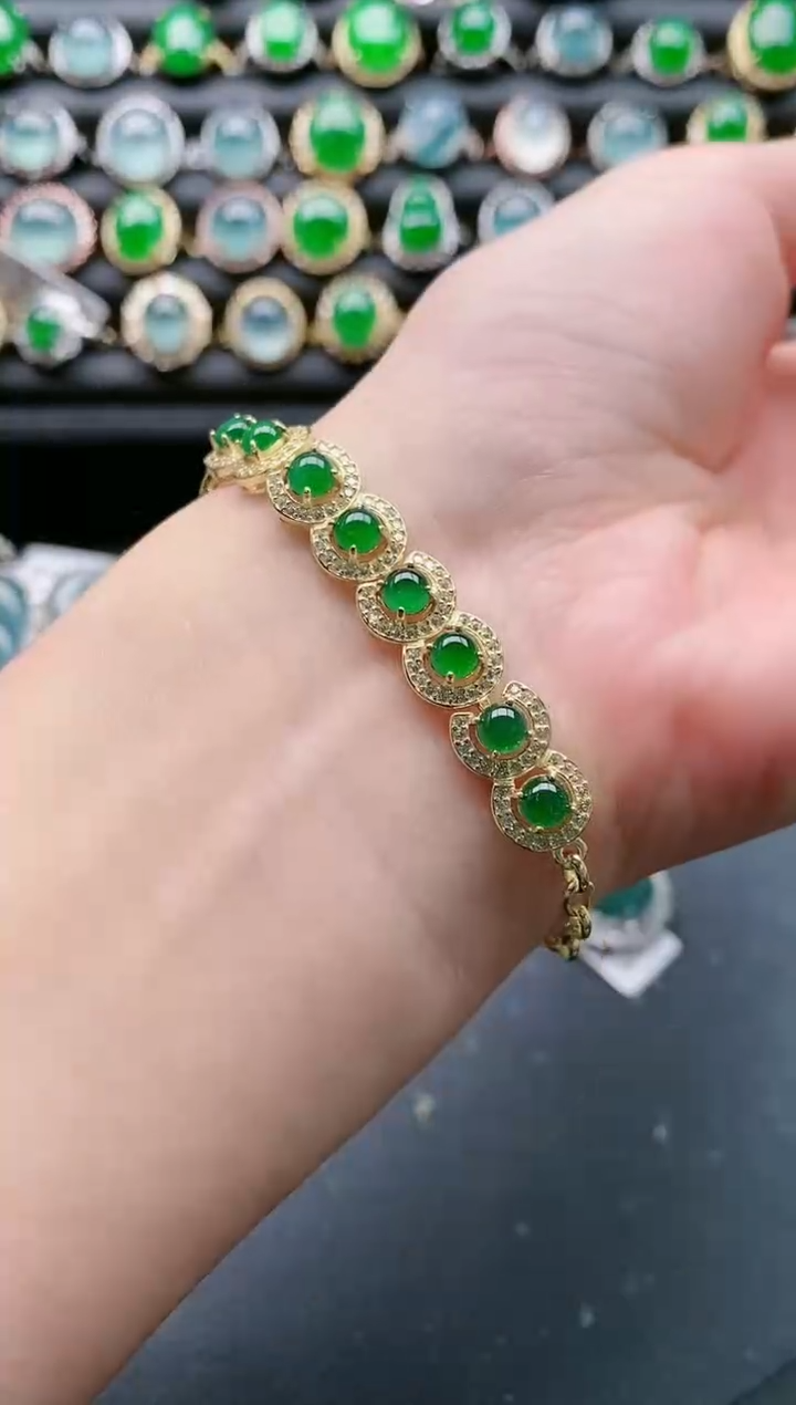 【闪购商品】翡翠戒指银S925镶嵌11111