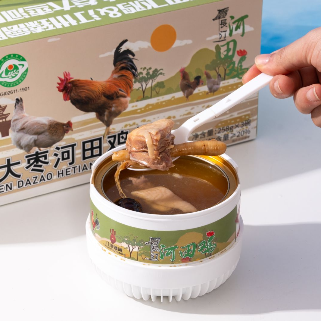 速食自热大枣河田鸡汤营养美味便捷食用
