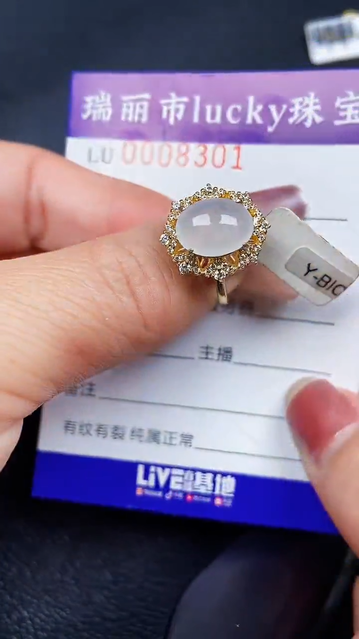 颈饰银S925镶嵌翡翠8301