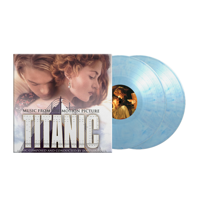 欧版 TITANIC 泰坦尼克号 电影原声音乐配乐 黑胶唱片 正版带编号