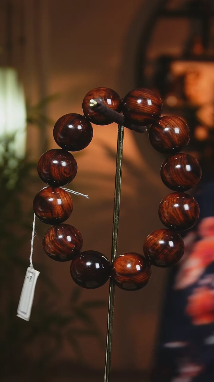 【闪购商品】黄花梨/降香黄檀手串/手链海南黄花梨2.0cm手串