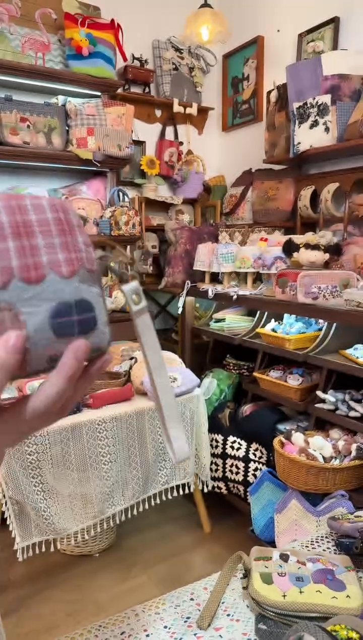 我们家拼布包包就是美。