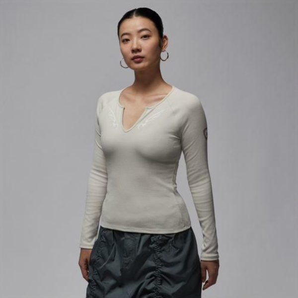 NIKE/耐克官方正品Air Jordan女子百搭T恤运动休闲长袖IM9714-072