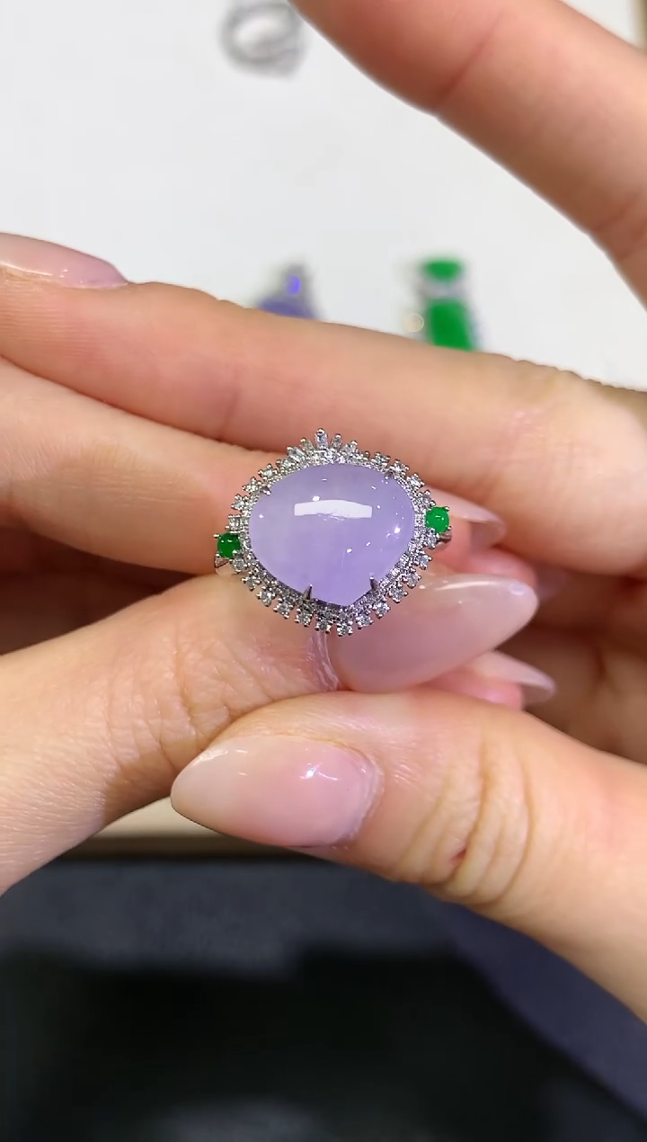 【闪购商品】翡翠颈饰18K金镶嵌团购31