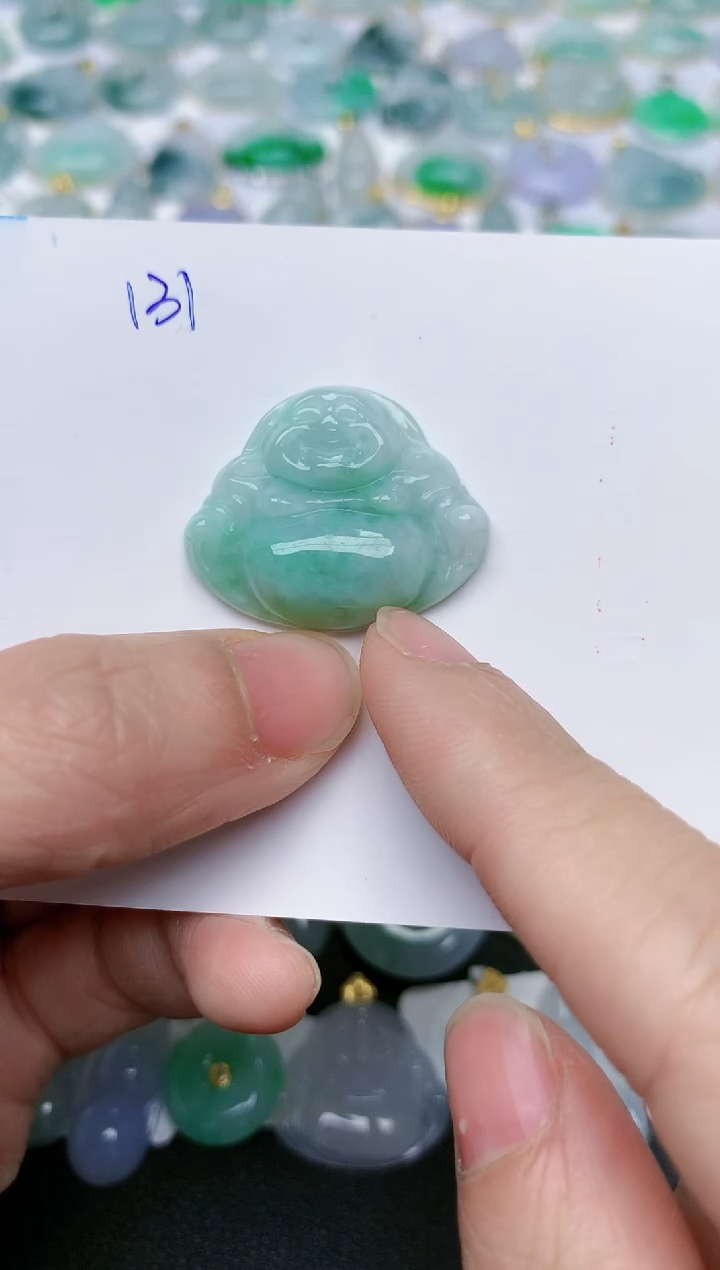 【闪购商品】翡翠颈饰未镶嵌天然翡翠A货（多样性发其一）131