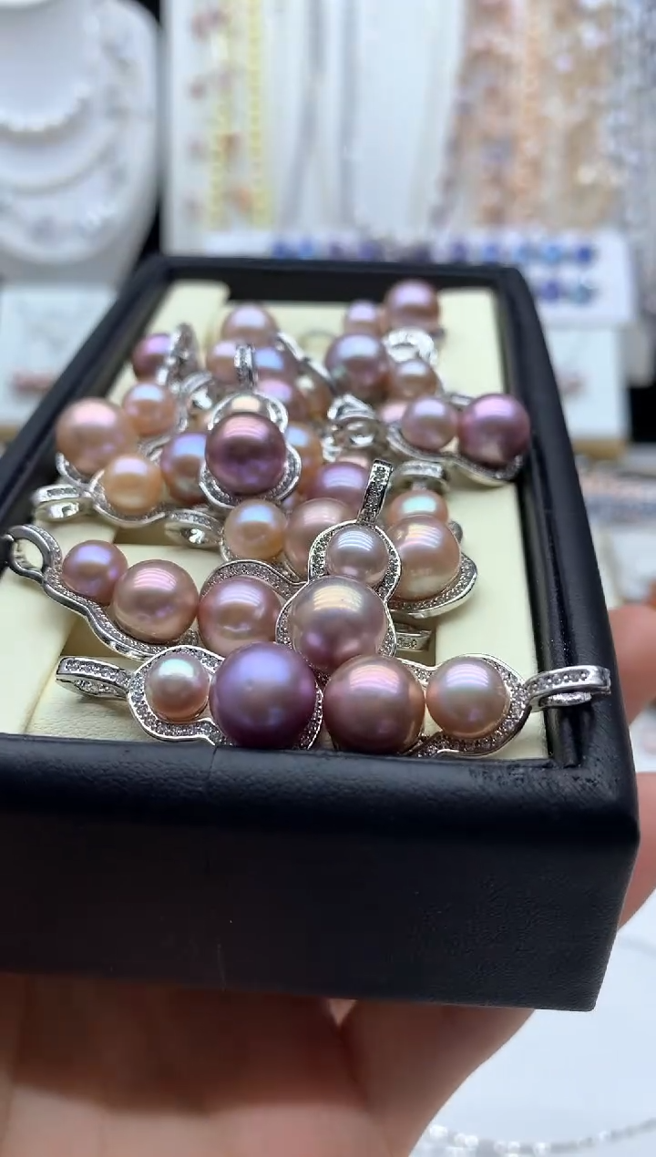 淡水珍珠合金吊坠(不含链)多样性发其一