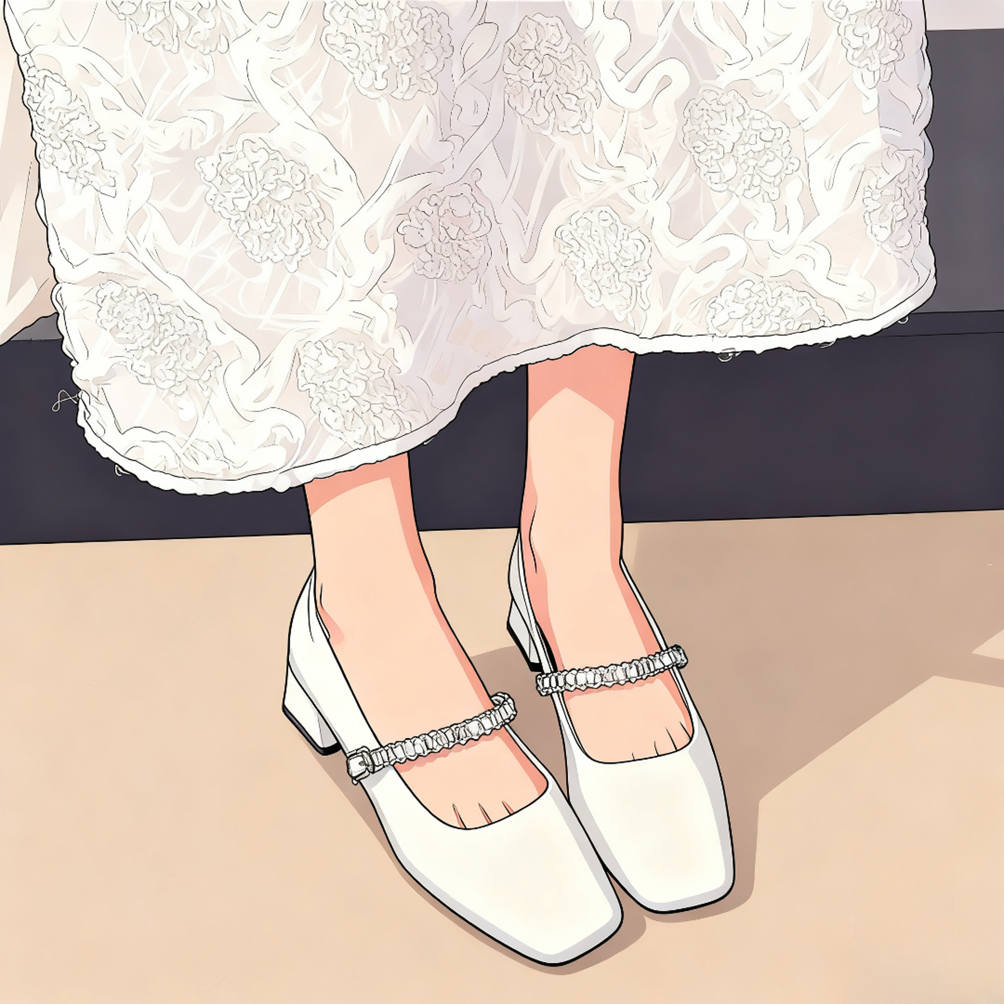 【001-199】直播编码下单断码高货玛丽珍乐福单鞋女鞋(偶有微瑕)