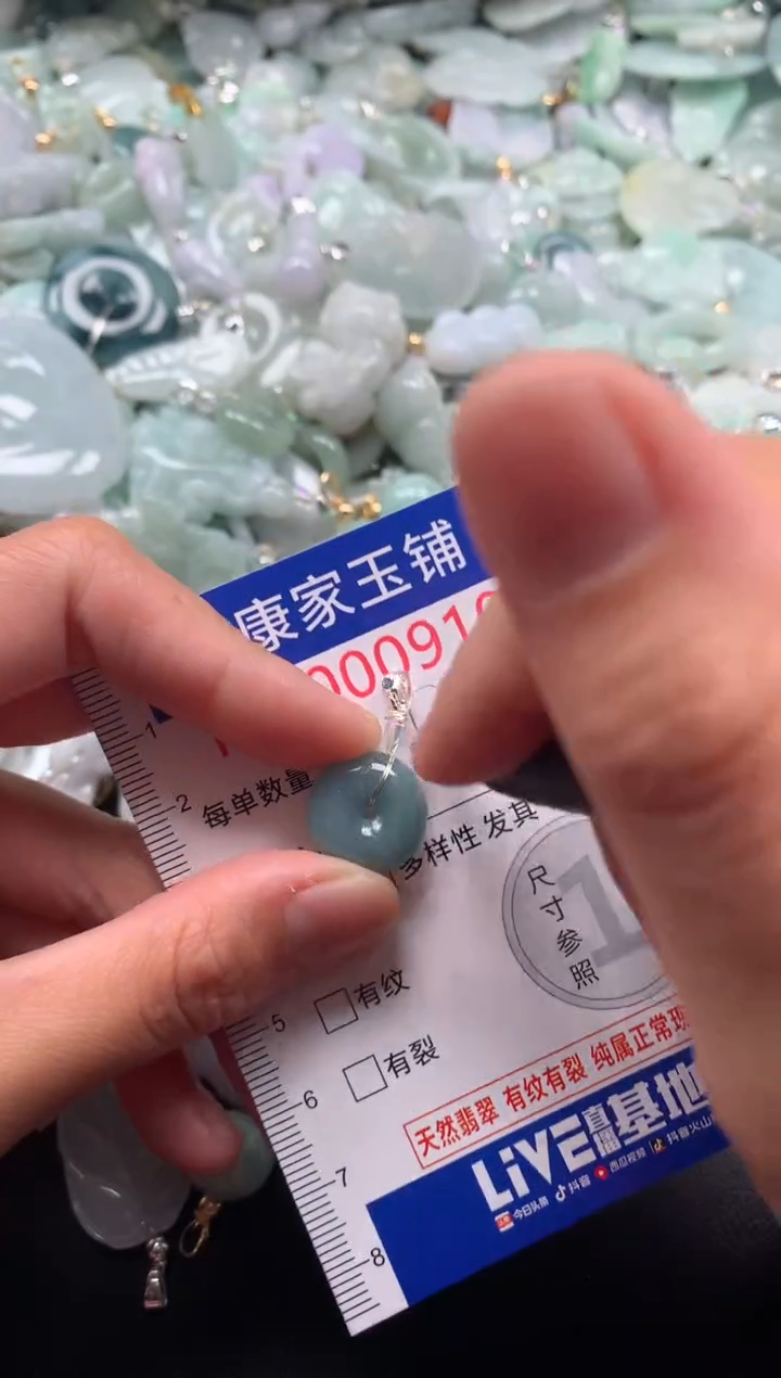 颈饰未镶嵌翡翠9101