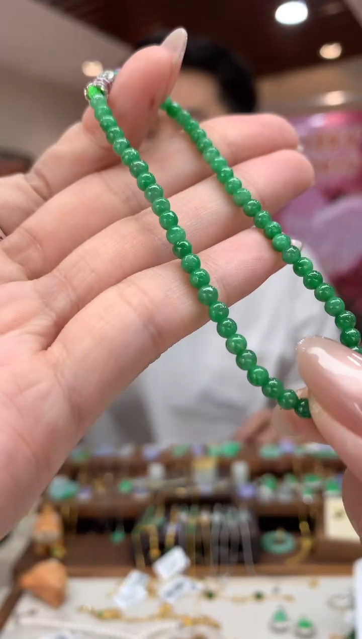 未镶嵌手串翡翠手串 