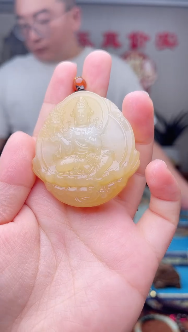 和田玉未镶嵌挂件1