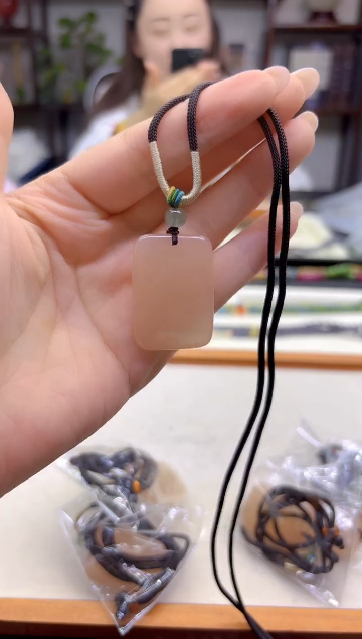 颈饰未镶嵌和田玉DIY款D339