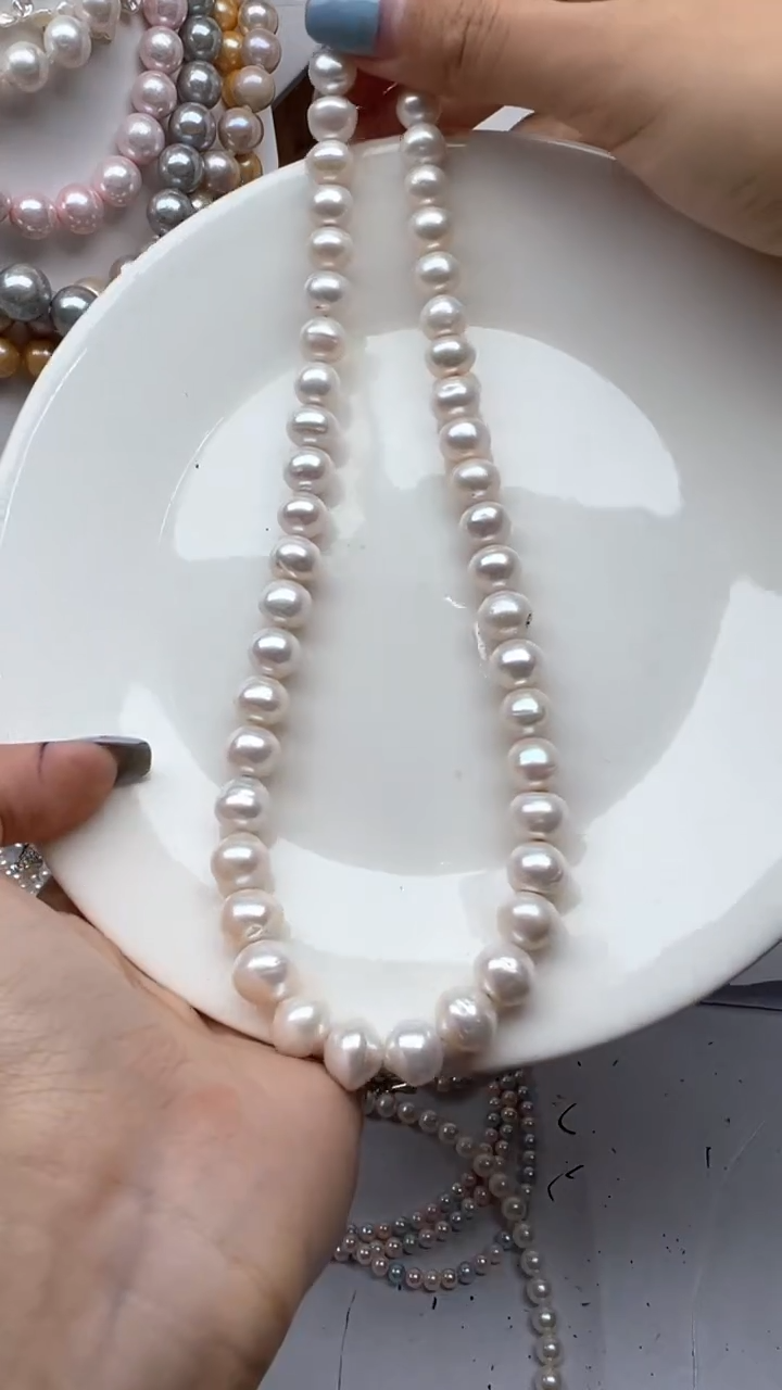 淡水珍珠未镶嵌颈饰1