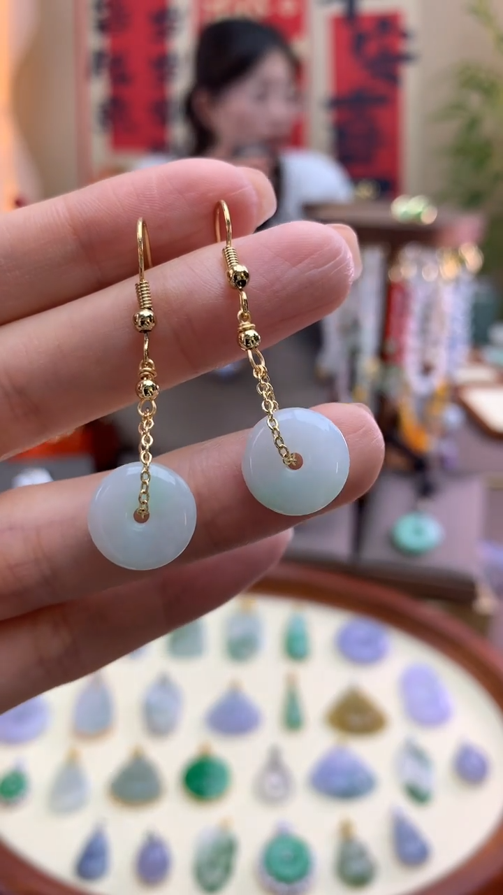 【闪购商品】翡翠颈饰未镶嵌耳饰