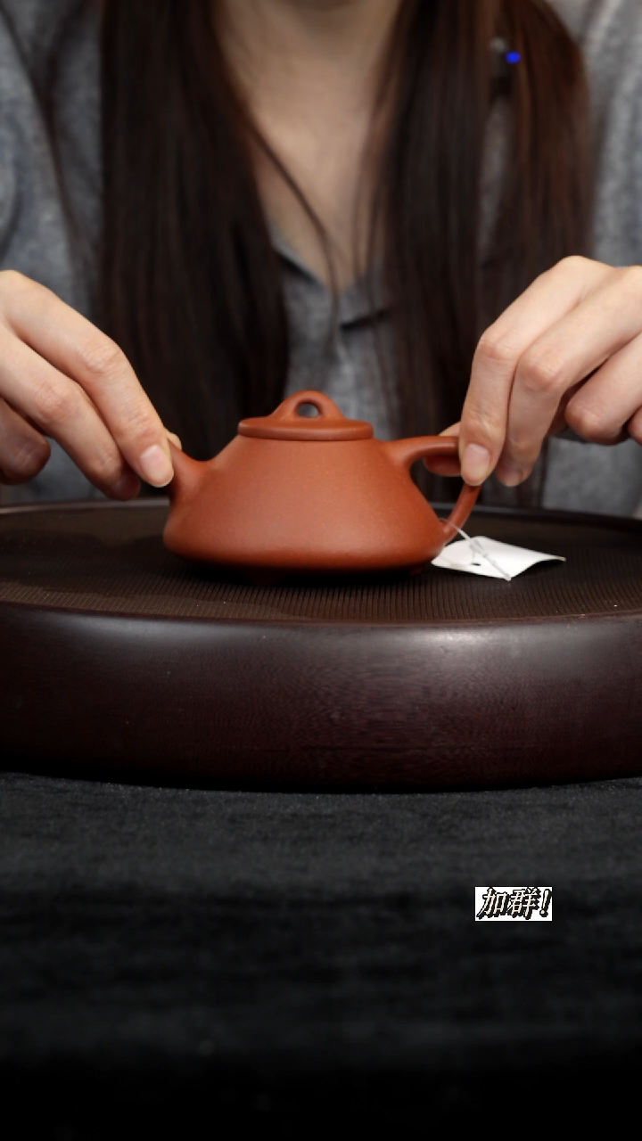 茶壶紫砂ZJ901147野山红泥子冶石瓢150c