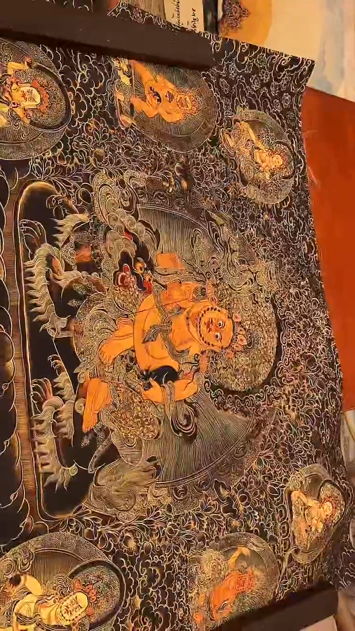 装裱画精美唐卡tk16117